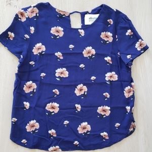 Alice Blue Floral Blouse